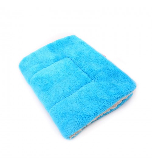 DOODA - Pet Sleep Mats Pure Color Winter Beds Mats Blue