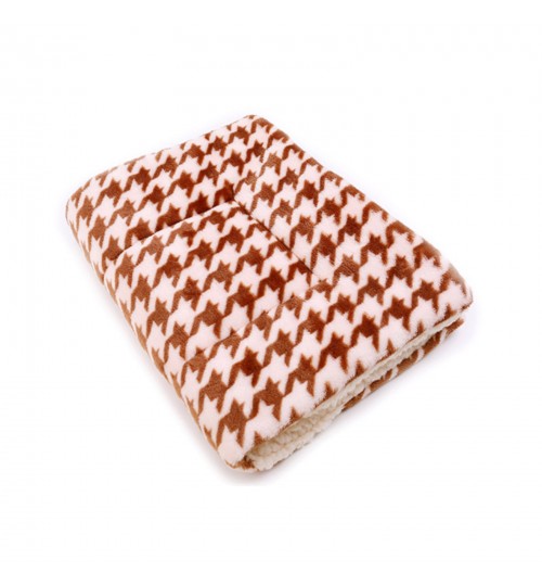 DOODA - Pet Sleep Mats Pure Color Winter Beds Mats Plaid