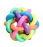 SG - Pet Colorful Rubber Round Ball With Small Bell Toy