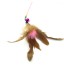 FAT MEOW LIVING (CHINA) - Pet Design Steel Wire Feather Teaser Wand Plastic Toy