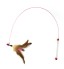 FAT MEOW LIVING (CHINA) - Pet Design Steel Wire Feather Teaser Wand Plastic Toy