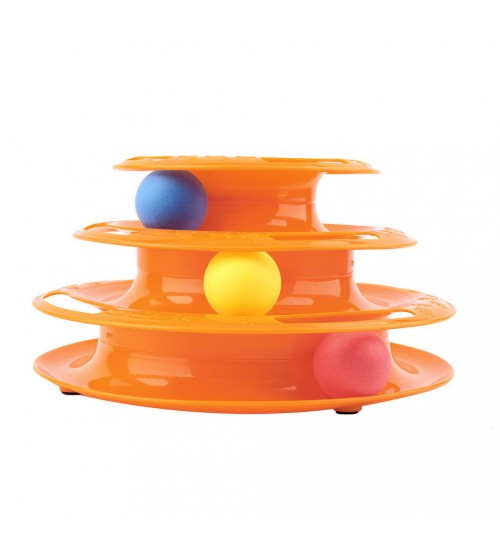 OEM - Three Layers Intelligence Amusement Pet Tower Of Tracks