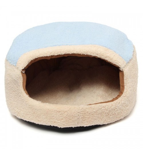 OEM - Puppy Bed Soft Warm Kennel Blue