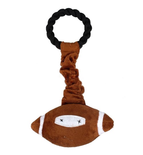 STARPETS - Pet Plush Cotton Braided Rope Ball Toy Rugby