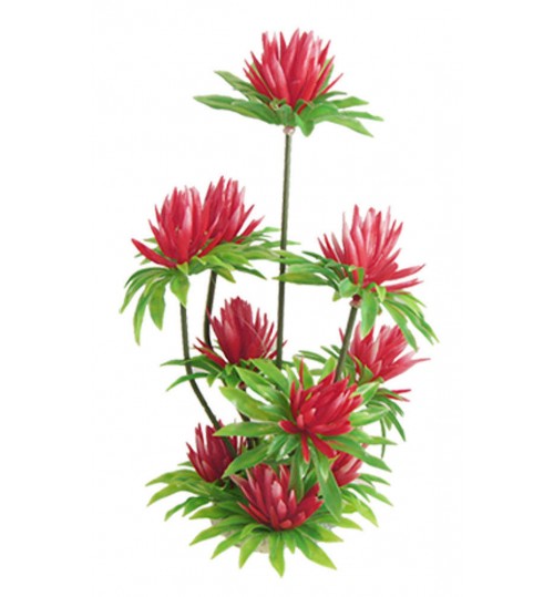 OEM - Decoration Plastic Sea Plants For Aquarium Fish Tank Rad Lotus