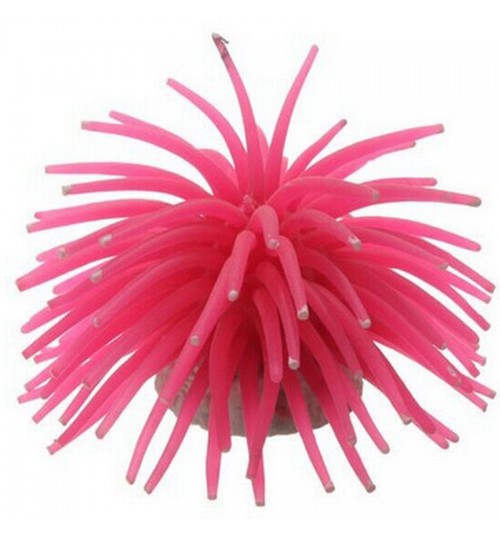 ATUO - Silicone Aquarium Fish Tank Artificial Coral Pink